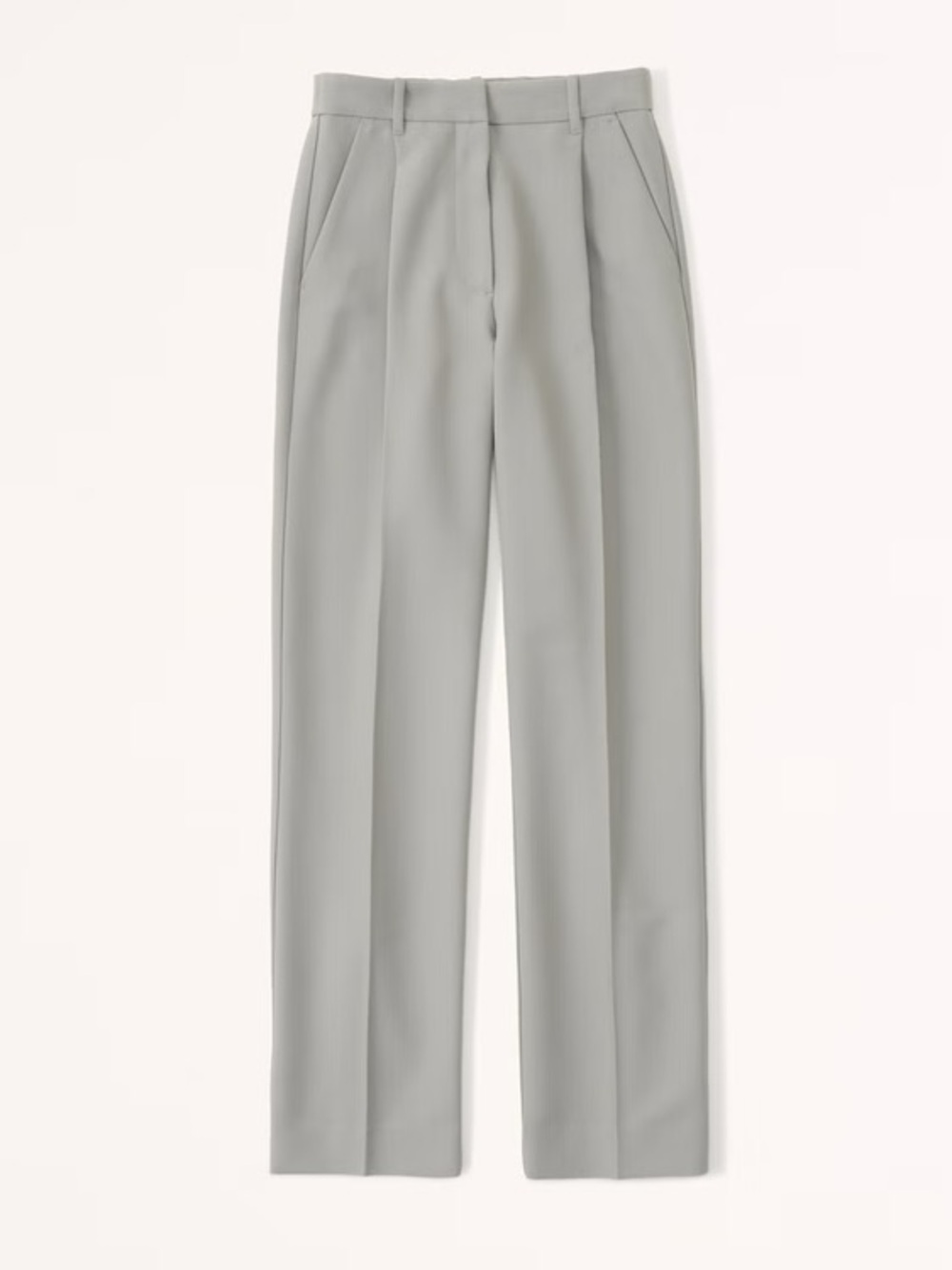 Abercrombie & Fitch ultra high relaxed straight in sage (looks gray) in 26 (2R)